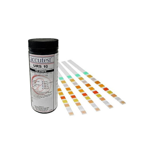 Accutest Urine Reagent Strip,20 cu in,Plastic UA710B