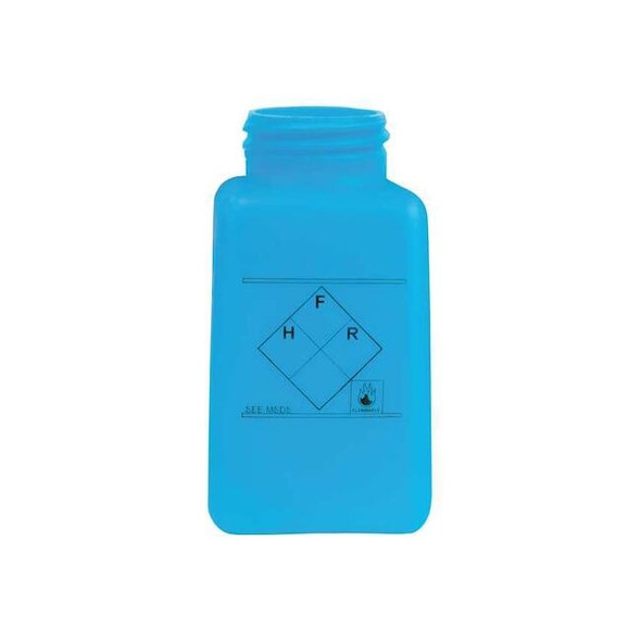 Menda Graduated ESD Bottle,6 oz.,HDPE,Blue 35239