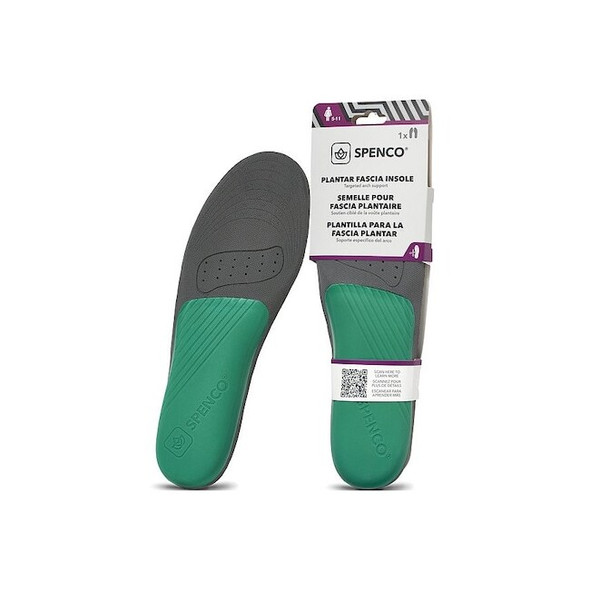 Spenco Insole,Green/Black,Size Women 5-11,PR 92364