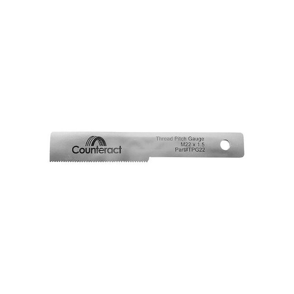 Counteract M22 Stud Thread Pitch Gauge TPG22