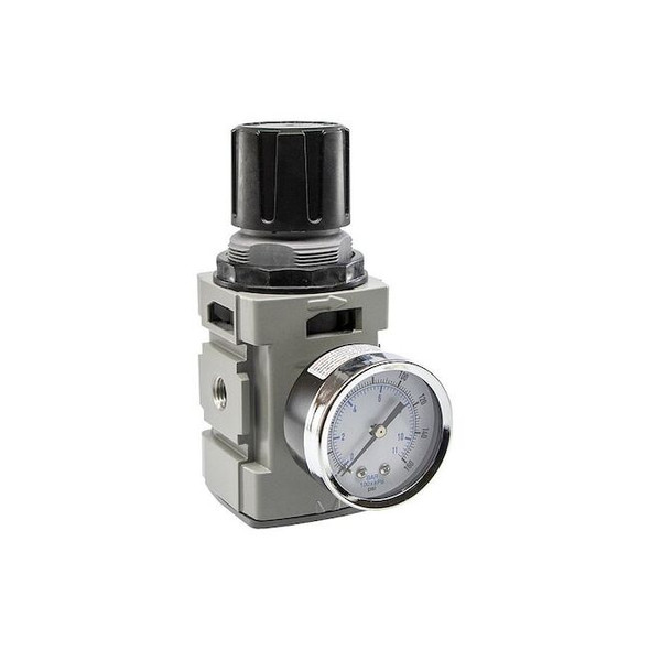 Wilkerson Regulator,Aluminum,5 3/8" H,2 3/8" W R18-02-F0G0B