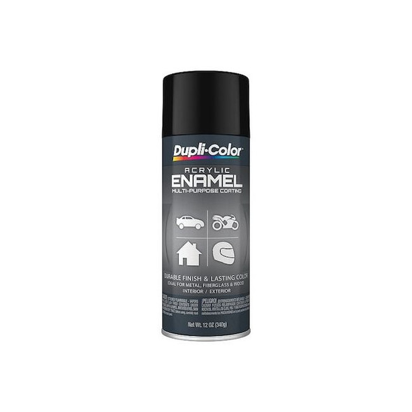 Dupli-Color Automotive Coating,Black,12 oz EDA160307 Pack of 6
