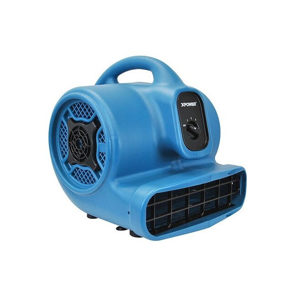 Xpower CentrifugalBlower,Blue,14-9/16inH P-400
