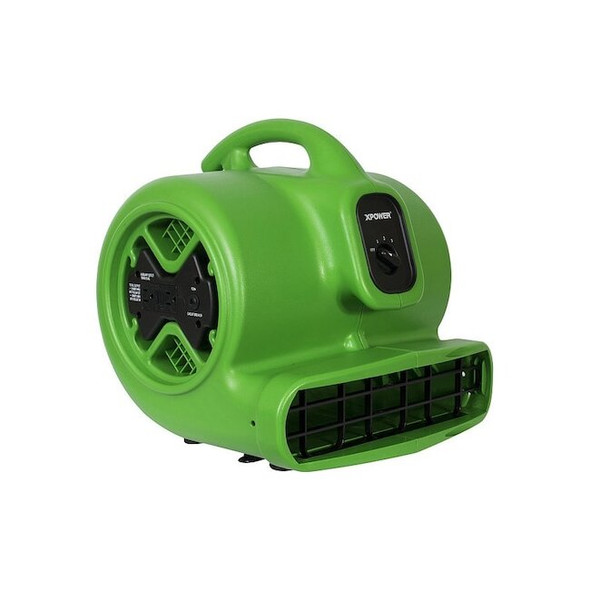 Xpower CentrifugalBlower,Green,ABS,16-1/4inH X-600A-Green