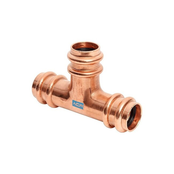 Streamline Tee, Copper, Press-fit 1 3/8" RP04068