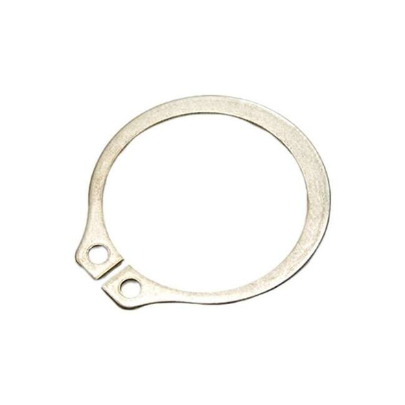 External Retaining Ring, Spring Steel Zinc Plated Finish, 30 mm Shaft Dia, 10 PK