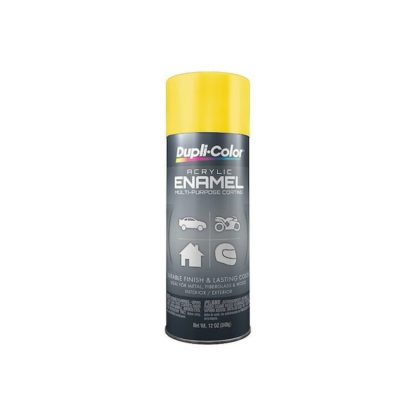 Dupli-Color Automotive Coating,Yellow,12 oz EDA166307