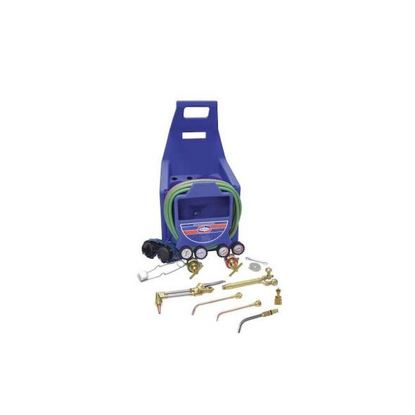 Uniweld Oxygen and Acetylene Cylinder,CA550 KLT550-4P