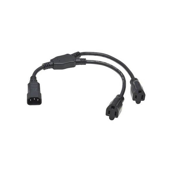 Eaton Power Cord,1 1/2 ft,Black,13 A P002-18N-2R