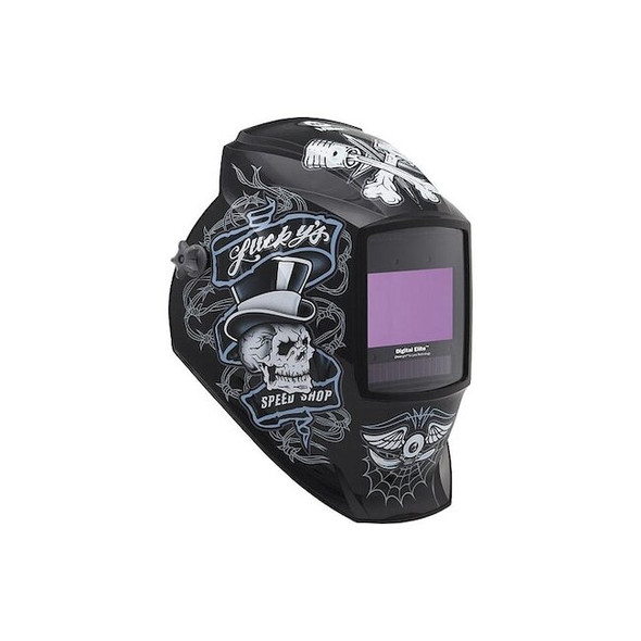 Miller Electric Welding Helmet,Black/Blue/White 296766