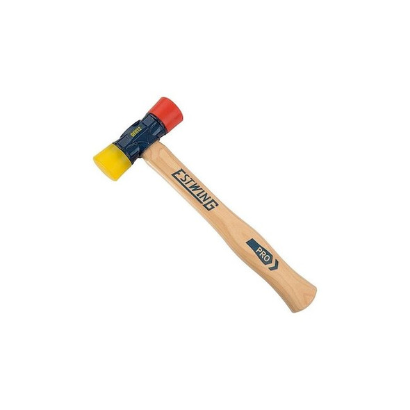 Estwing Mallet,13 " L,Red; Yellow DFH12