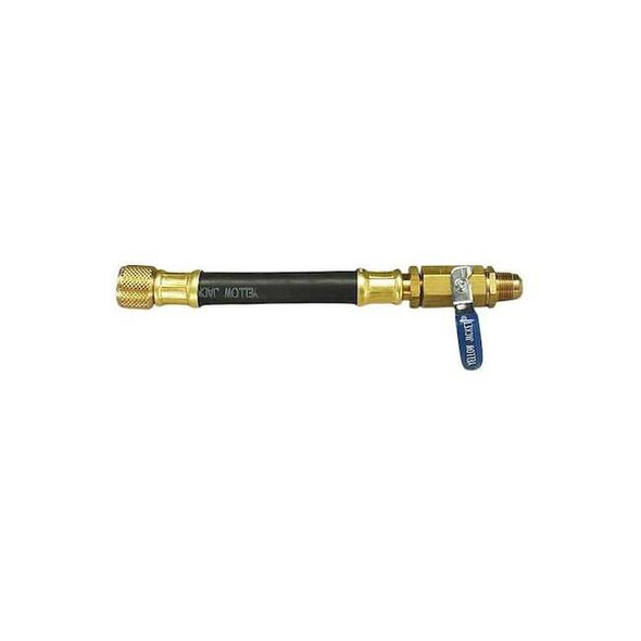 Yellow Jacket Hose, 16 in L, Black, 600 psi, 1 Hose 26002