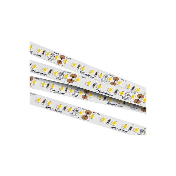 Gm Lighting LEDTapeLight,WarmWhite,165/16ftL,1/16inW LTRP-24V-3.0W-30K-16