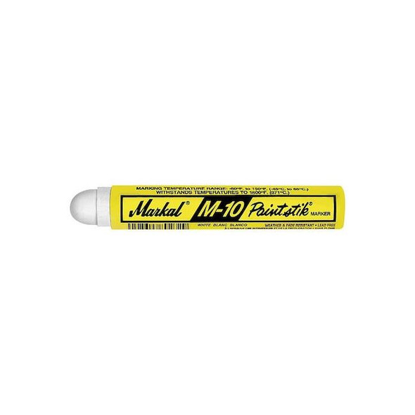 Markal SolidPaintMarker,4-3/4inL,White,Paint 82020G