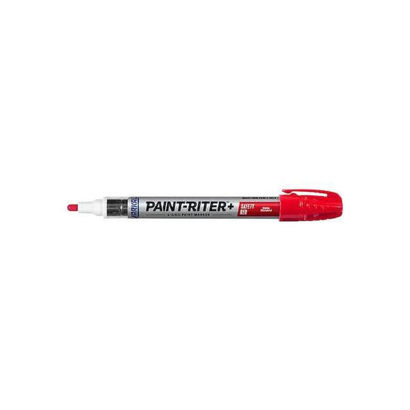 Markal Paint Marker, Medium Tip, Red Color Family, Paint 97272G