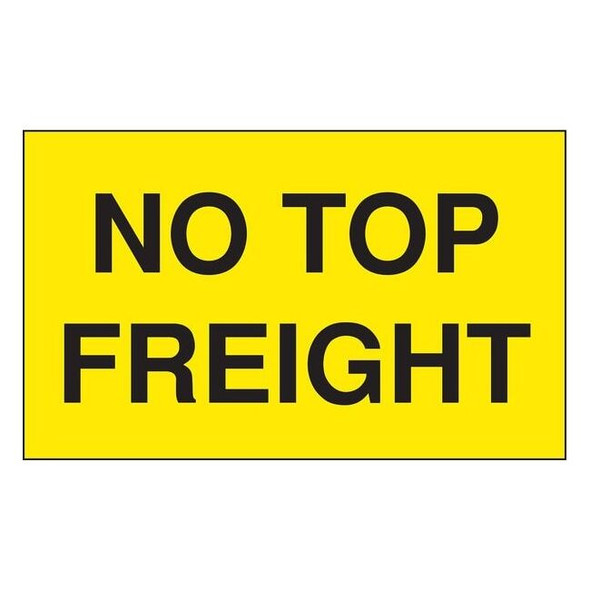 Tapecase 3" x 5" Adhesive Back Shipping Labels, No Top Freight, Pk50 16V017