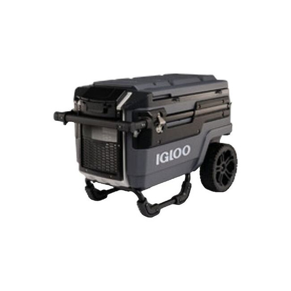 Igloo Roller Chest Cooler,Gray,70 qt 00034927