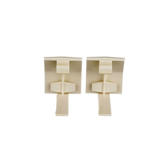 Couplers Raceway, T-70 Series, 1-1/2 in W, 1.85 in H, 0.17 ft L, White, 10 PK