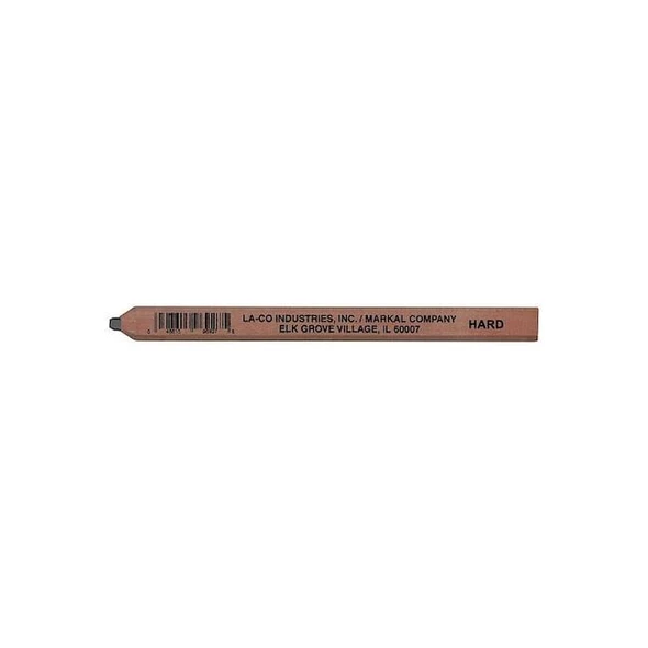 Markal Carpenter's Pencil, Flat, 7 in L, Gray 96927G