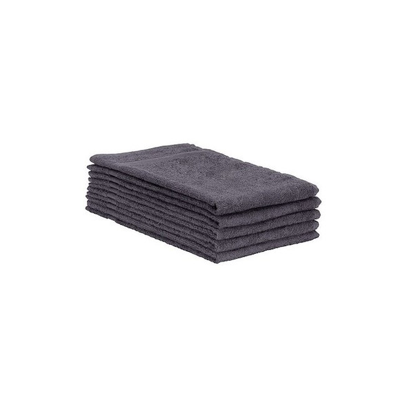 R & R Textile Salon Towel,29 in L,Dark Grey INT-107073