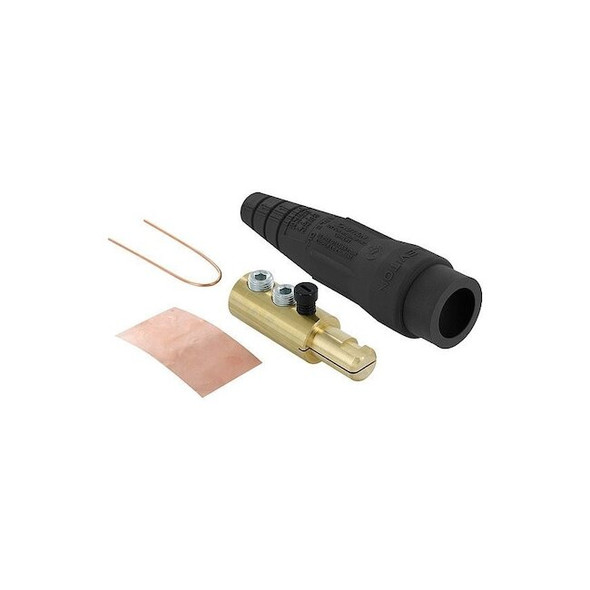 Leviton Single Pole Inline, 400 A, Male, Black 18D24-UE