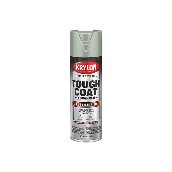 Krylon Industrial Spray Paint, Dark Gray, Gloss, Solvent, 15 oz K00839008