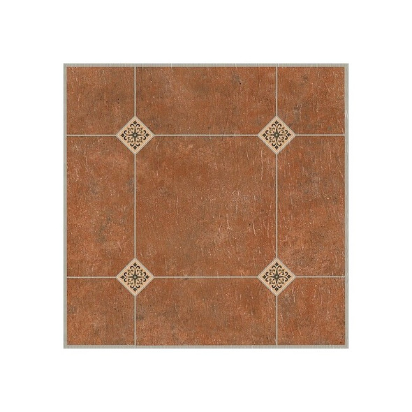 Armstrong Vinyl Floor Tiles,12 in W,Adobe A3566061