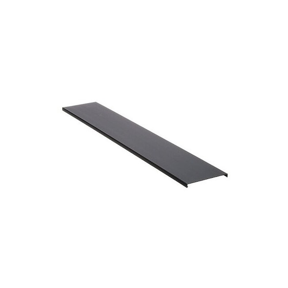 Panduit Flush Duct Cover,PVC,Black C4BL6