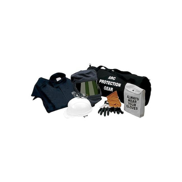 Chicago Protective Apparel Arc Flash Jacket and Pant Kit,Navy,XL AG20-JP-XL-10