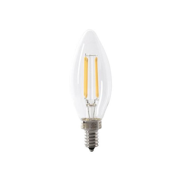 Feit Electric LED,5.5 W,B10,Candelabra Screw (E12),PK4 BPCTC60930CAFIL/4