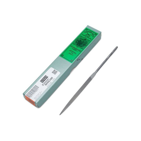 Nicholson 6-1/4" 6 Cut Half Round Needle File 37828