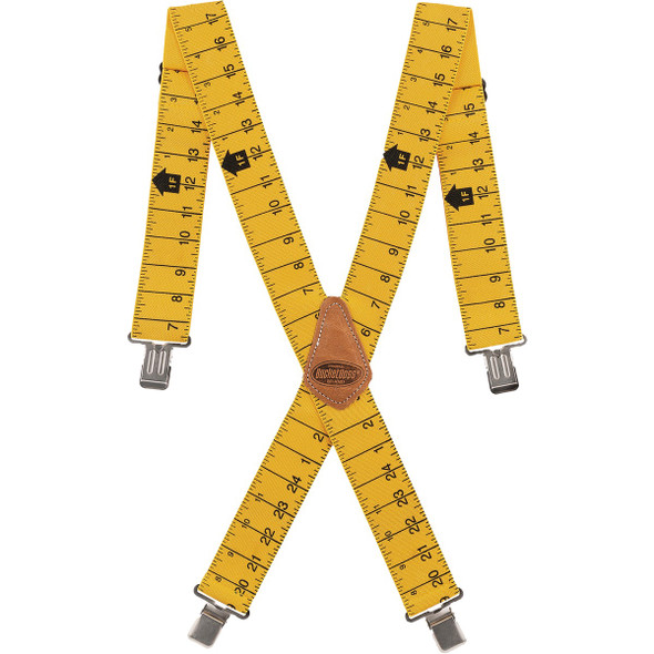 Bucket Boss Liars Ruler Pattern Work Suspenders 61100