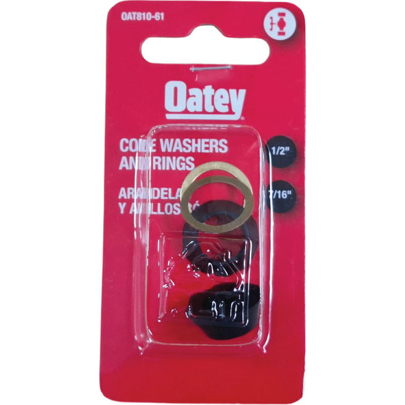 Oatey 1/2 In. or 7/16 In. Black Cone Faucet Washer OAT810-61