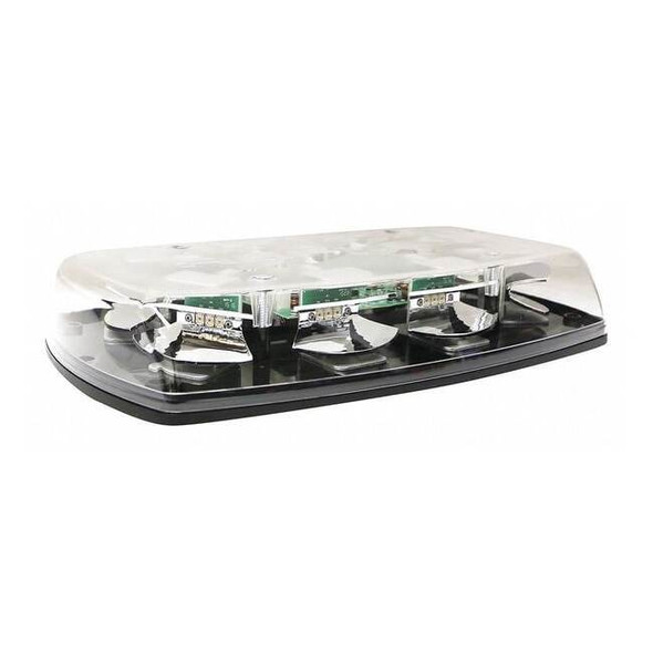 Ecco Mini Lightbar, LED, Amber/Clear, 15" L 5587CA