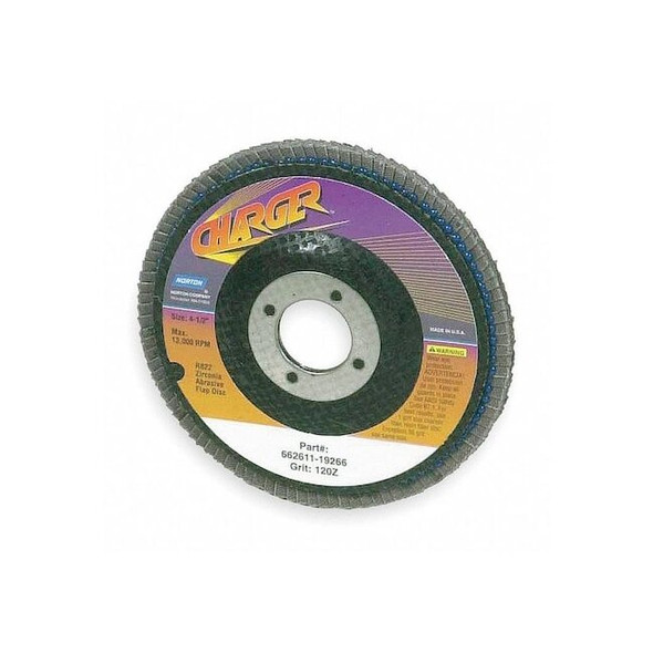 Norton Abrasives Arbor  Flap Disc,4-1/2,36,Extra Coarse 66261119270