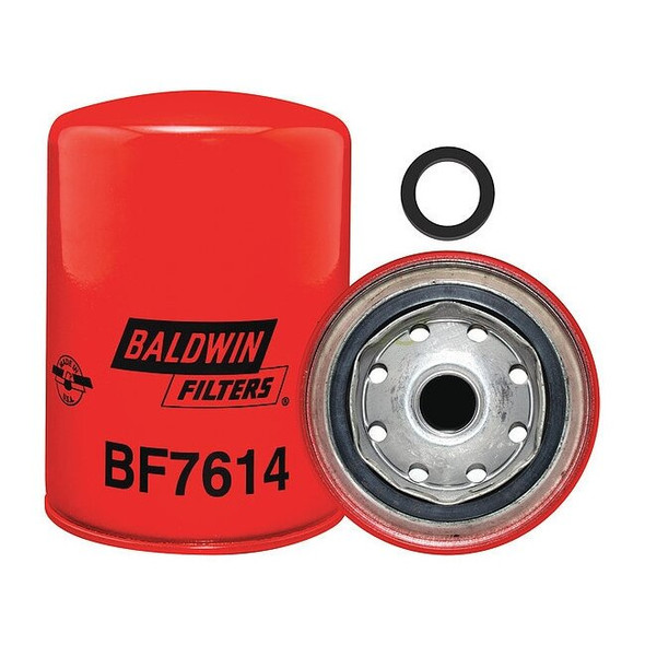 Baldwin Filters Fuel Filter,5-3/8 x 3-11/16 x 5-3/8 In BF7614