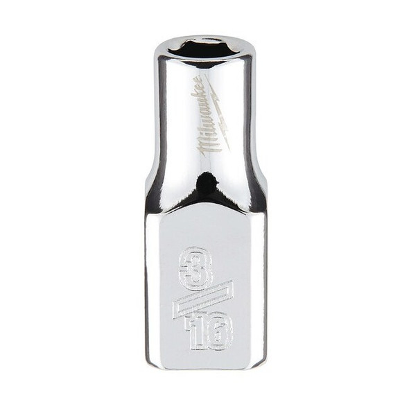 1/4 in. Drive 3/16 in. SAE 6-Point Socket with FOUR FLAT Sides