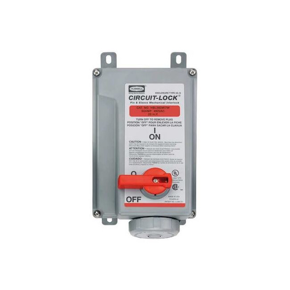 Hubbell Wiring Device-Kellems Mechanical Interlock HBL360MI7W