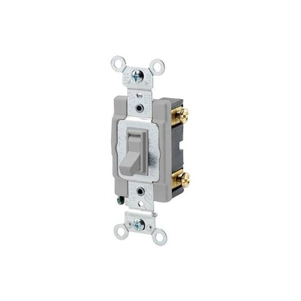 Leviton Toggle Framed Single-Pole, 20 Amp 54521-2GY