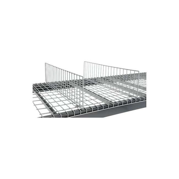 Nashville Wire Pallet Rack Divider,Steel,Gray,10 in H 3410KP-B Pack of 24