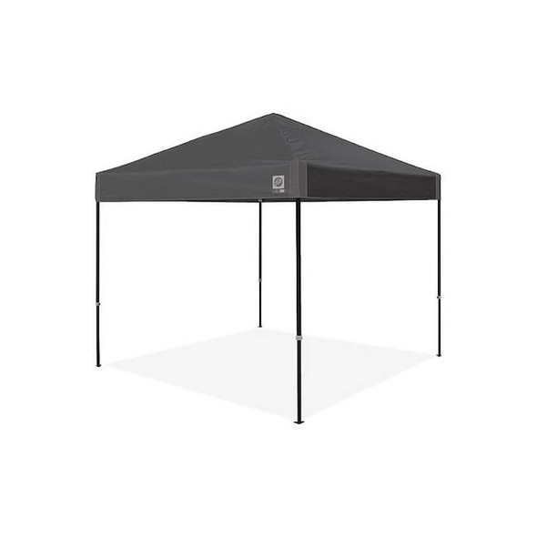 E-Z Up Ambassador Shelter,10x10 Ft.,Steel Black AMB3SBKF10SG