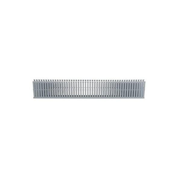 Panduit WIRE DUCT,NARROW SLOT,GRAY,1.26 W X 4 D F1X4LG6