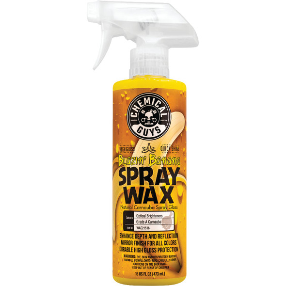 Chemical Guys 16 Oz. Blazin' Banana Carnauba Spray Wax WAC21516