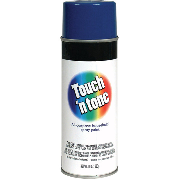 Rust-Oleum Touch 'n Tone 10 Oz. Enamel Spray Paint, Gloss Royal Blue 55278830 775696