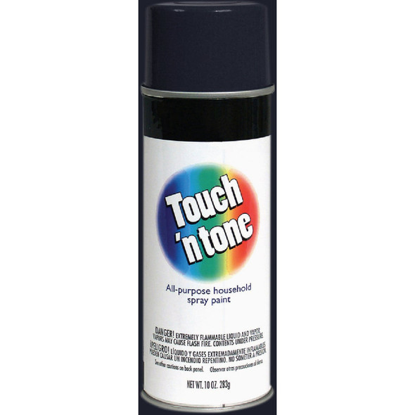 Rust-Oleum Touch 'n Tone 10 Oz. Enamel Spray Paint, Semi-Gloss Black 55289830