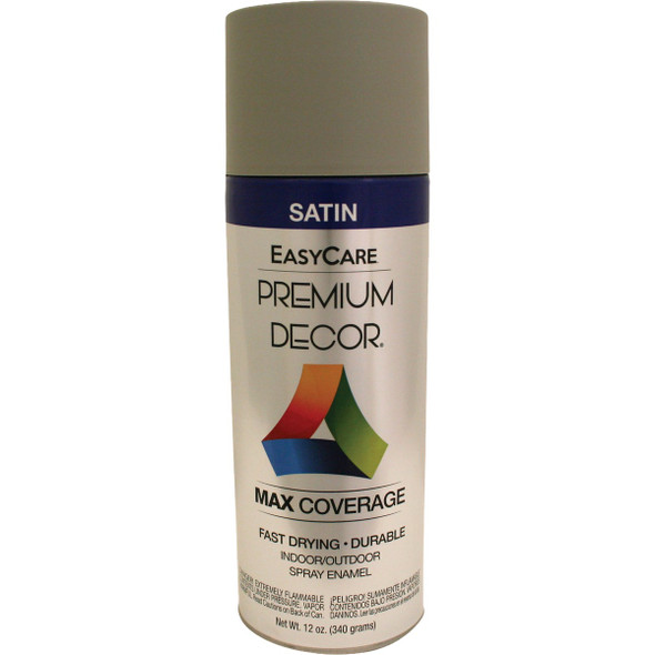 EasyCare Premium Decor 12 Oz. Spray Paint, Fossil Satin PDS125-AER