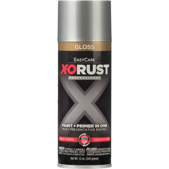 X-O Rust 12 Oz. Anti-Rust Spray Paint, Aluminum XOP10-AER