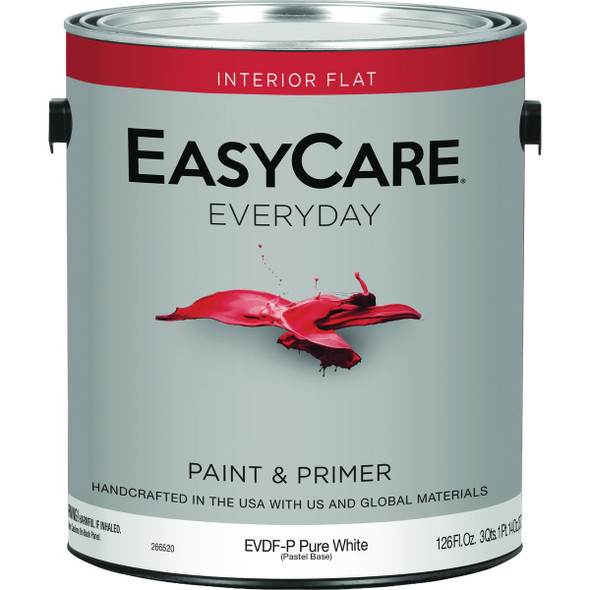 EasyCare Everyday Flat Interior Paint, Pastel Base, 1 Gal. EVDFP-GL