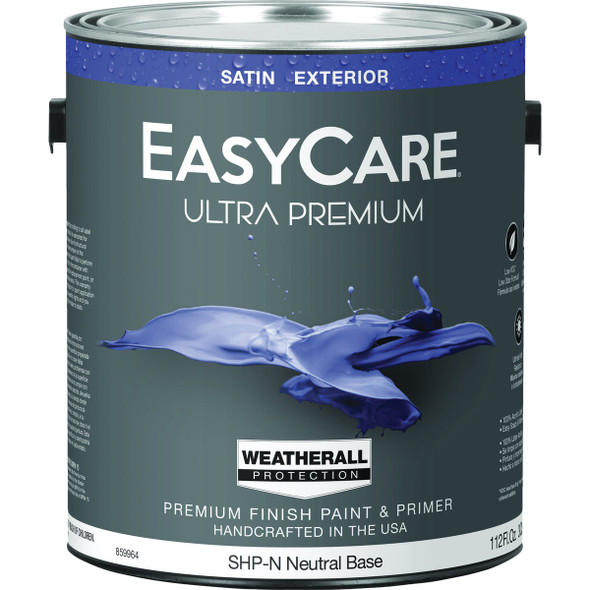 EasyCare Ultra Premium Satin Exterior Paint, Neutral Base, 1 Gal. SHPN-GL