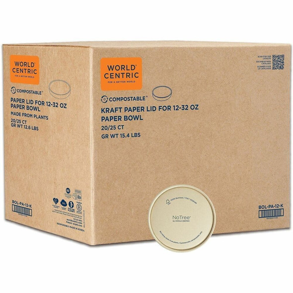 World Centric  Bowl/Plate Lid BOLPA12K
